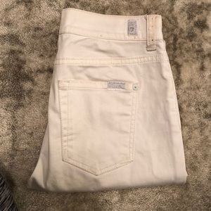 White Skinny Jeans, 7 for all mankind